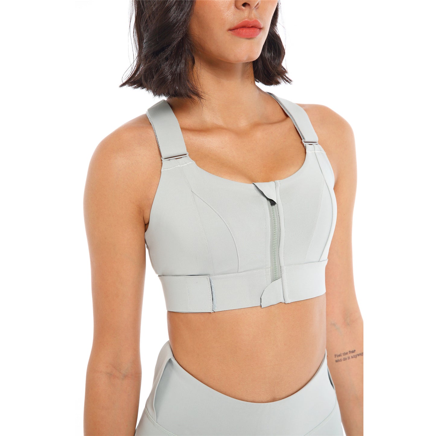 Adjustable High Support Sports Bra Vest