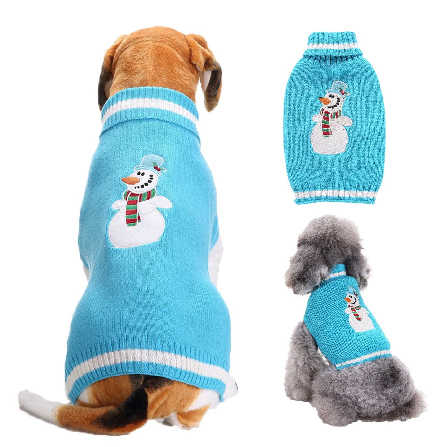 Pull de Noël tricoté pour animaux de compagnie 