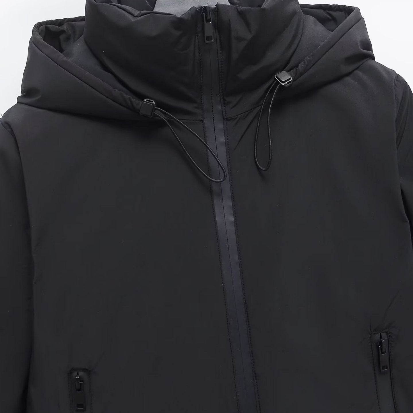 manteau épais en coton à capuche 