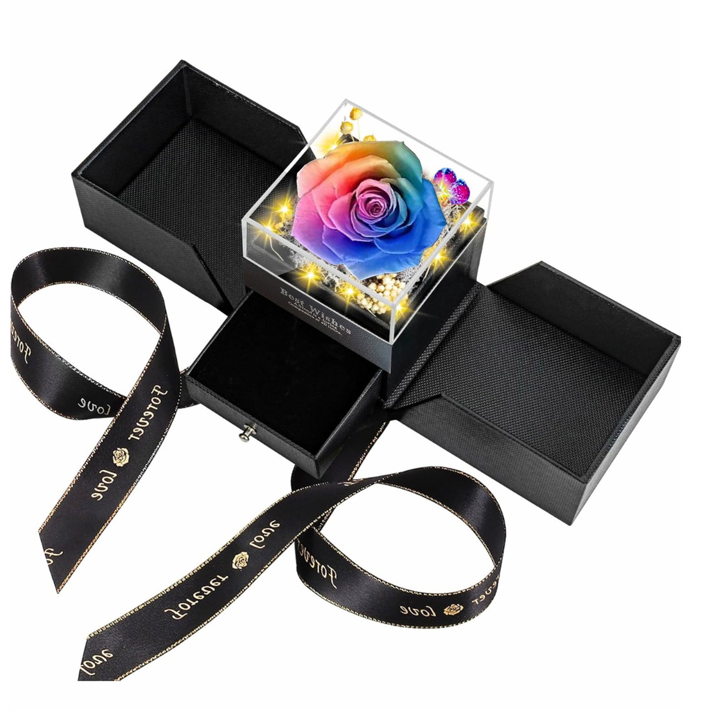 Boîte à fleurs stabilisées 