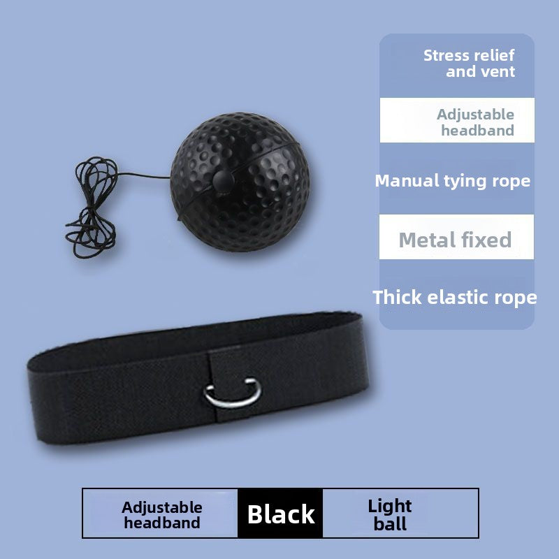 Ballon de réaction de boxe réglable avec corde, à fixer sur la tête, pour l'entraînement 