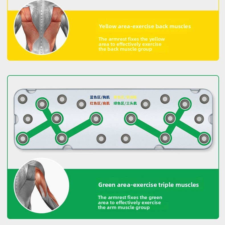 Prancha multifuncional para treino de flexões 